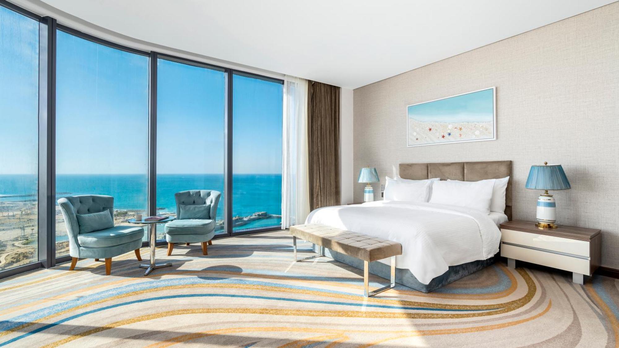 Rixos Premium Alamein El Alamein Extérieur photo A bedroom at the hotel