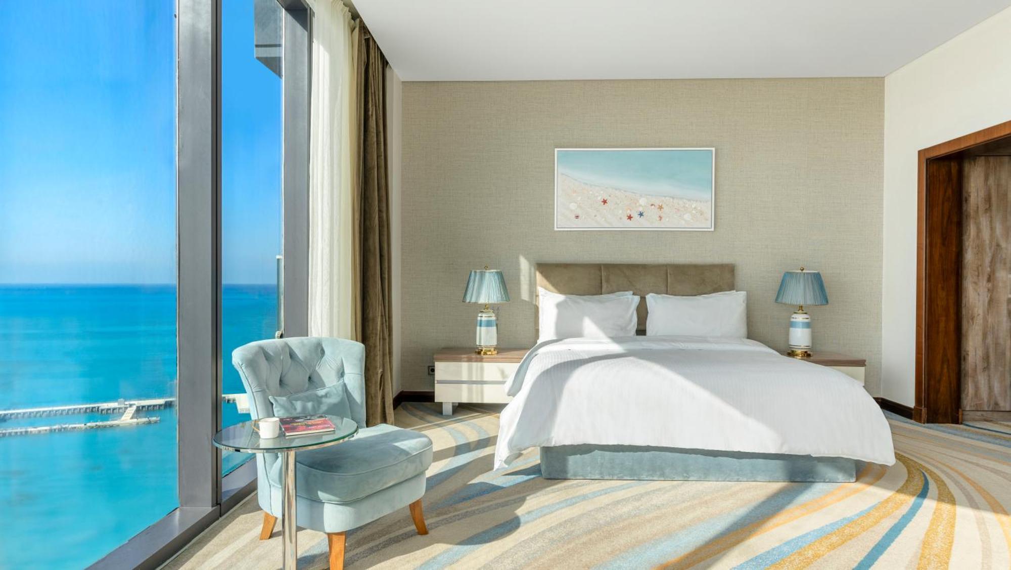 Rixos Premium Alamein El Alamein Chambre photo A bedroom at the hotel